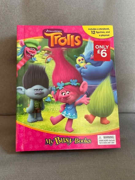Photo of free Trolls book and figurines (Mill Hill (NW7)) #1