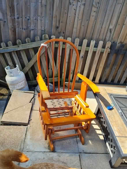 Photo of free Rocking chair with cushions (Little brickhill Mk179ng) #2
