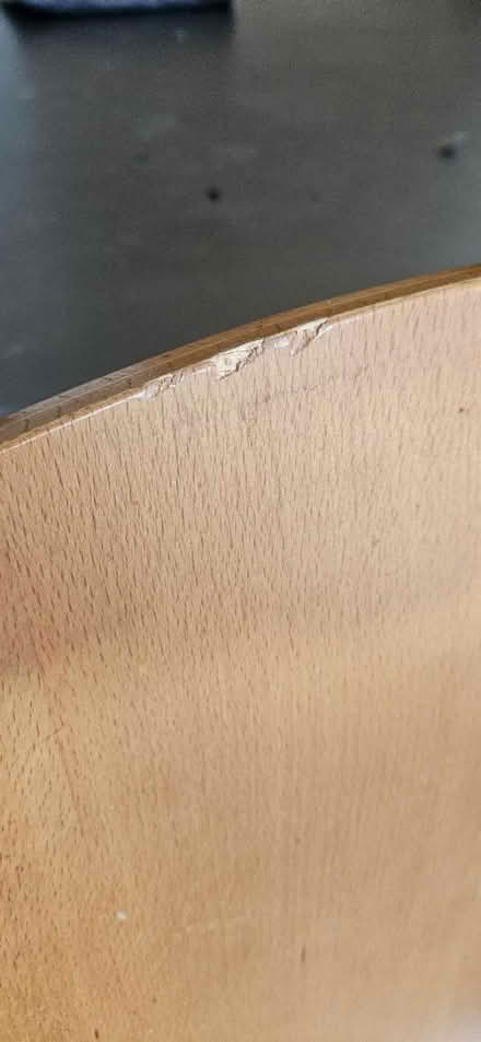 Photo of free 6 x oak veneer chairs (Leatherhead) #3