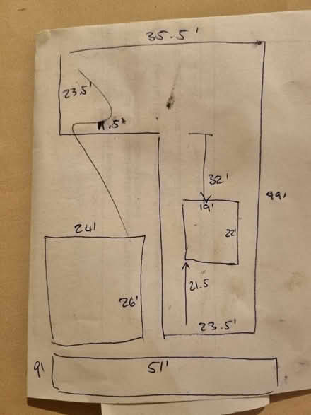 Photo of free Solid wood kitchen worktop (Bangor LL57) #3
