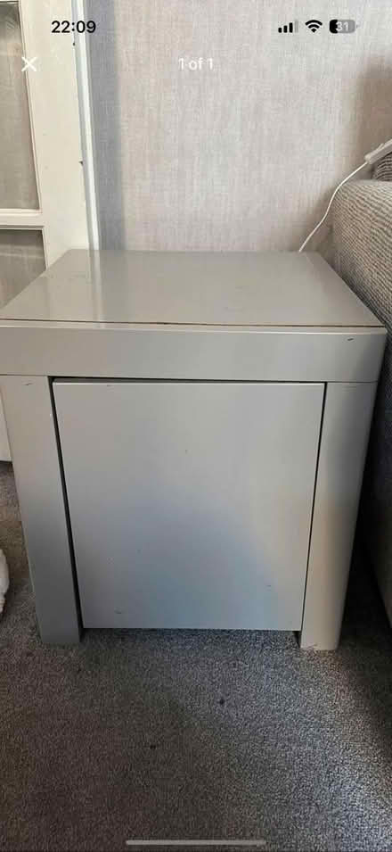 Photo of free Grey cupboard/side table (Stacksteads OL13) #1