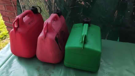 Photo of free 3 petrol cans (Great Moor SK7) #1