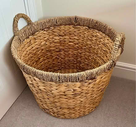 Photo of free Large John Lewis water hyacinth basket 52cm (Arborfield Garrison RG2) #1