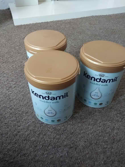 Photo of free 3 x tubs of toddler kendamil (S43 Staveley) #1