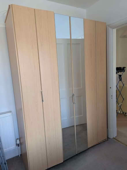 Photo of free Large triple wardrobe with mirror (Odd Down) #1