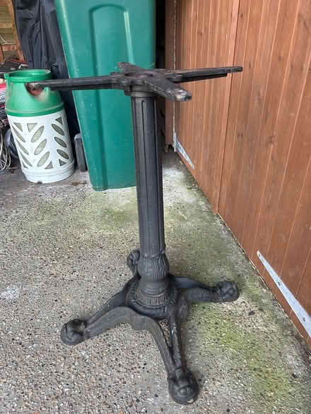 Photo of free Cast iron table base (TN8 7BN) #1