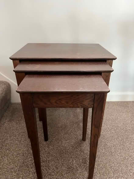 Photo of free Herbert Gibbs nest of table (Weymouth DT4) #1