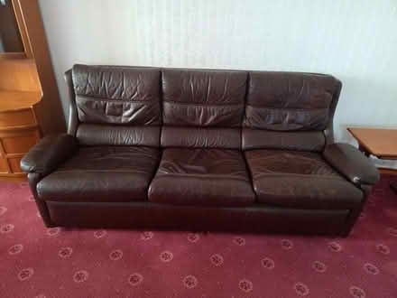 Photo of free Leather suite (Upper Stoke CV2) #2