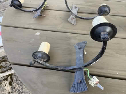 Photo of free 3 wall sconce lights need refurb (MK18 near Tingewick) #3