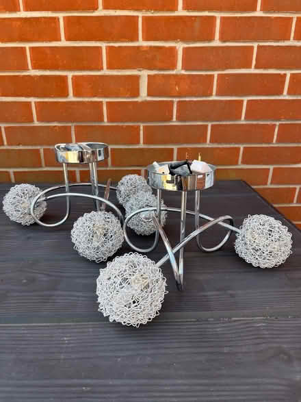 Photo of free 2 chrome light fittings (Wickford SS12) #1