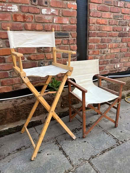 Photo of free 2 Directors chairs (Appleton Thorn WA4) #1