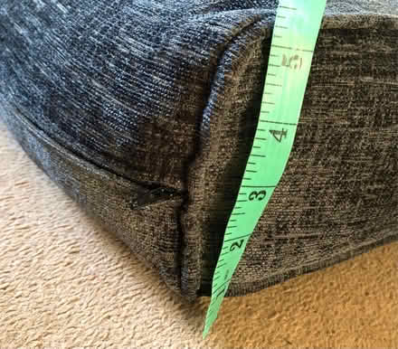 Photo of free 4 x charcoal grey sofa cushions. (Great Harwood BB6) #3