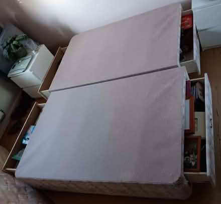 Photo of free king size divan bed with mattress (Bussage GL6) #1