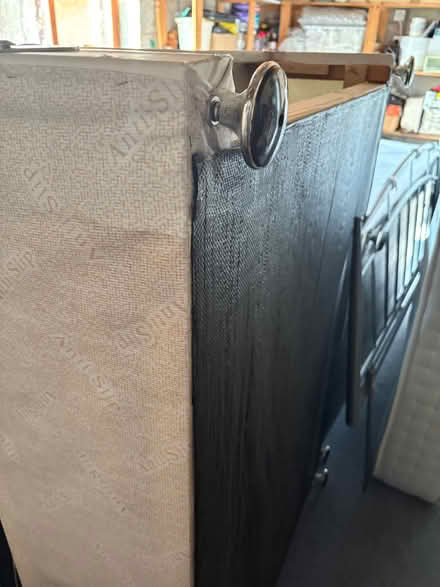 Photo of free Double Bed Divan with 2 drawers and metal headboard (Saltcotes FY8) #4