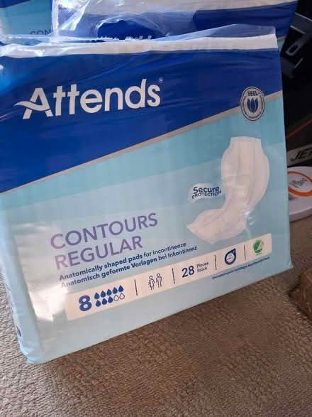 Photo of free Unopened Unisex incontinence pads (Higher Irlam M44) #1