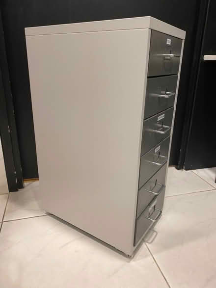 Photo of free Metal shelves with wheels (SW1 Belgravia) #2