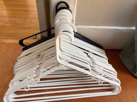 Photo of free Plastic clothes hangers (North Oakland) #1
