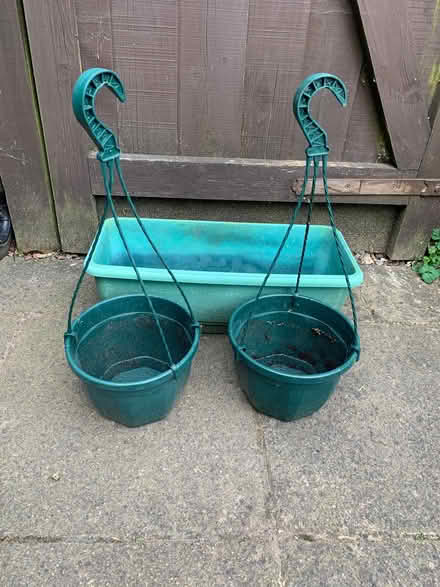 Photo of free Planter Trough & Hanging Baskets (Bussage GL6) #2