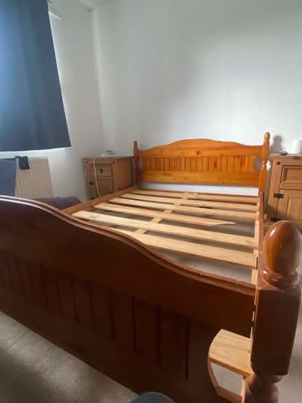 Photo of free Wooden Double Bed (Hagley HR1) #1