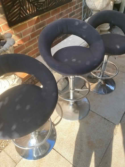 Photo of free Bar stools x 3 (caterham) #1