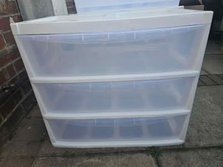 Photo of free Plastic drawers (Cheadle Heath) #1