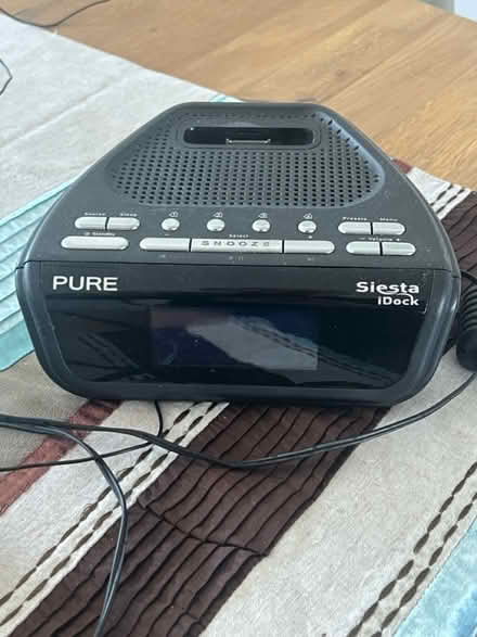 Photo of free Pure Siesta clock radio (Anniesland, glasgow, G12) #1