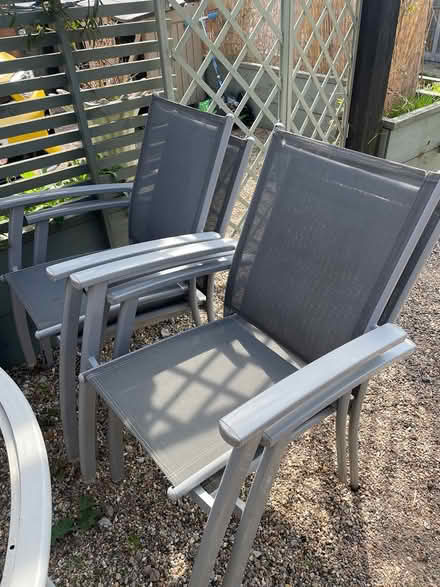 Photo of free Garden table and 4 chairs (Bull Plain, Hertford, SG14 1) #1
