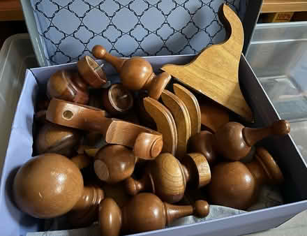 Photo of free Vintage curtain finials and parts (Kensington, MD) #2