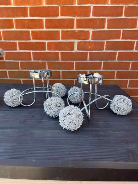 Photo of free 2 chrome light fittings (Wickford SS12) #2