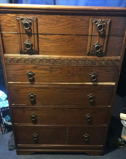 Photo of free Tall wooden chest of drawers (E15 - near Maryland) #1