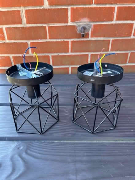 Photo of free 2 black light fittings (Wickford SS12) #1