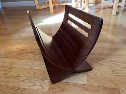 Photo of free Wooden magazine rack (Oxford, OX4 7) #1