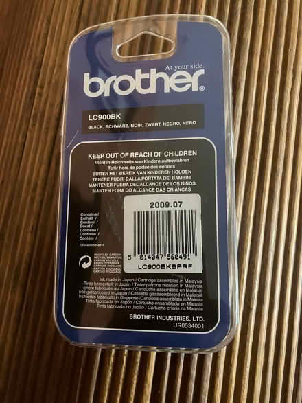Photo of free Brother printer ink LC900 BK (Thingwall CH61) #1