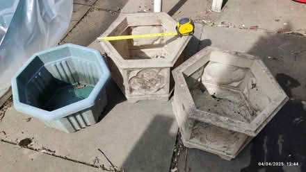 Photo of free 3 large plastic plant pots (Great Moor SK7) #2