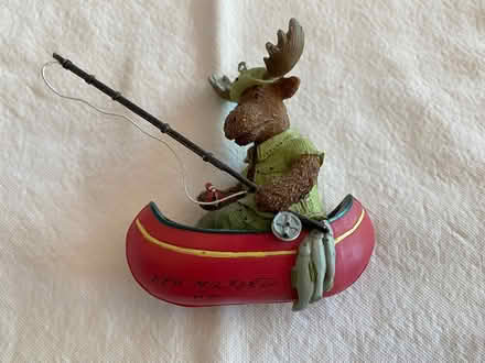 Photo of free Fishing Moose Ornament (Cupertino - DeAnza and 280) #1