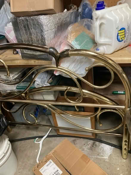 Photo of free Full size bed frame (NW Santa Rosa nr. Finley Ctr.) #1
