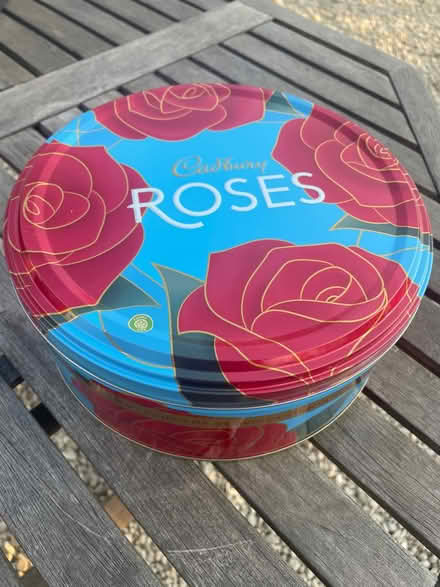 Photo of free Empty metal roses tin (OX44 nuneham) #1
