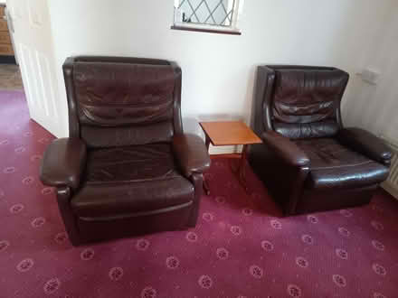 Photo of free Leather suite (Upper Stoke CV2) #1