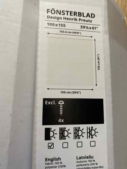 Photo of free White blackout blinds (IP3) #2