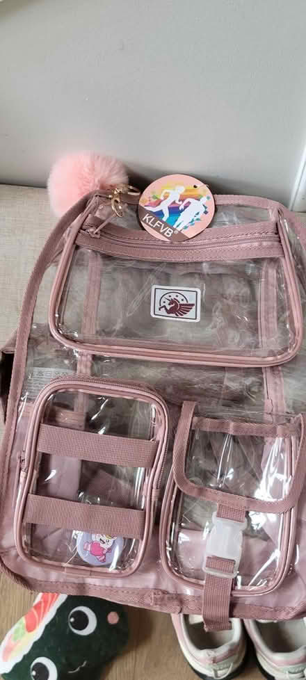 Photo of free Elementary Sized Clear Bookbag (Bowie) #1