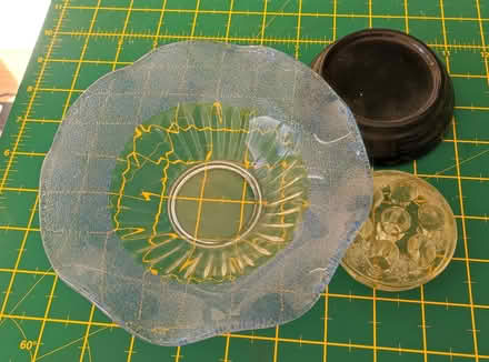 Photo of free Glass flower arranging dish (GU52) #2