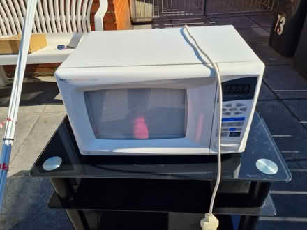 Photo of free Clean white microwave (Thornton FY5) #1