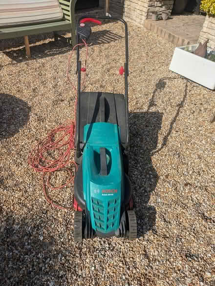 Photo of free Electric Bosch rotary mower (walberton) #2
