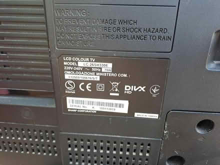 Photo of free 26" Sharp TV (NOT SMART) (Welwyn Garden City AL8) #2