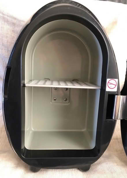 Photo of free Black ‘Egg’ Mini Fridge. (For cans?) (Great Harwood BB6) #2