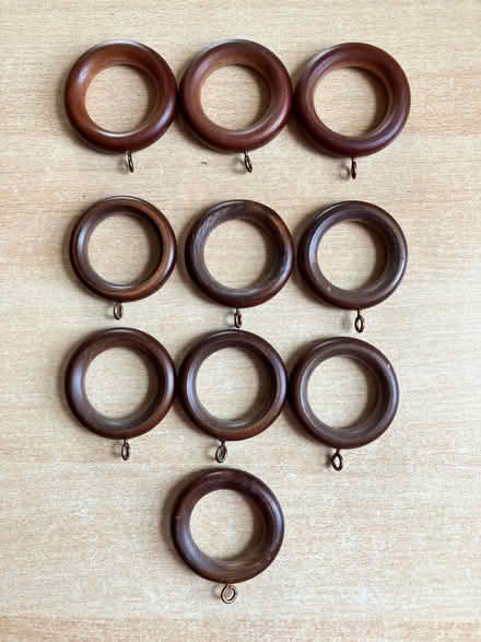 Photo of free Wooden curtain rings (Tunnel Hill WR8) #1