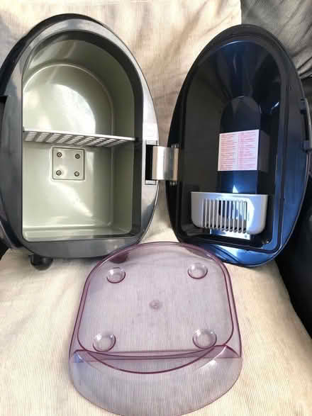 Photo of free Black ‘Egg’ Mini Fridge. (For cans?) (Great Harwood BB6) #1