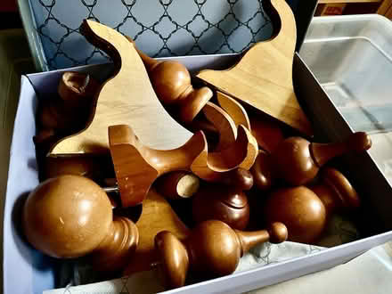 Photo of free Vintage curtain finials and parts (Kensington, MD) #1