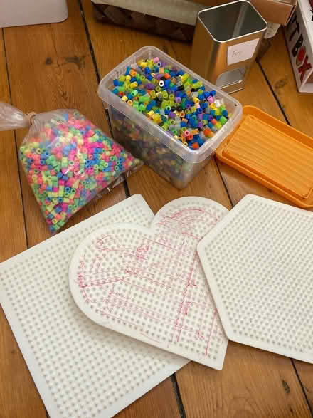Photo of free Hama beads and plates (Wrenn School NN8) #1