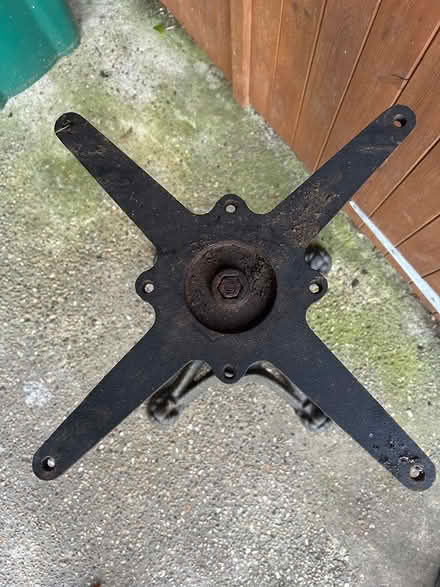 Photo of free Cast iron table base (TN8 7BN) #2